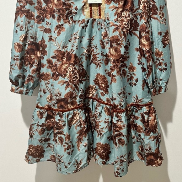 Tuckernuck NEW Robin's Egg Blue Victorian
Drop Waist Palmerston Dress Size M - Picture 6 of 12